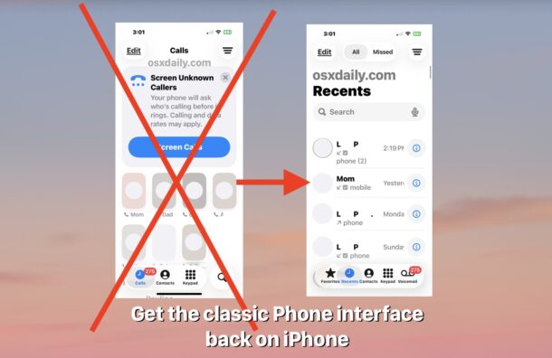 Не нравится новое приложение «Телефон» в iOS 26? Возвращаем старый интерфейс