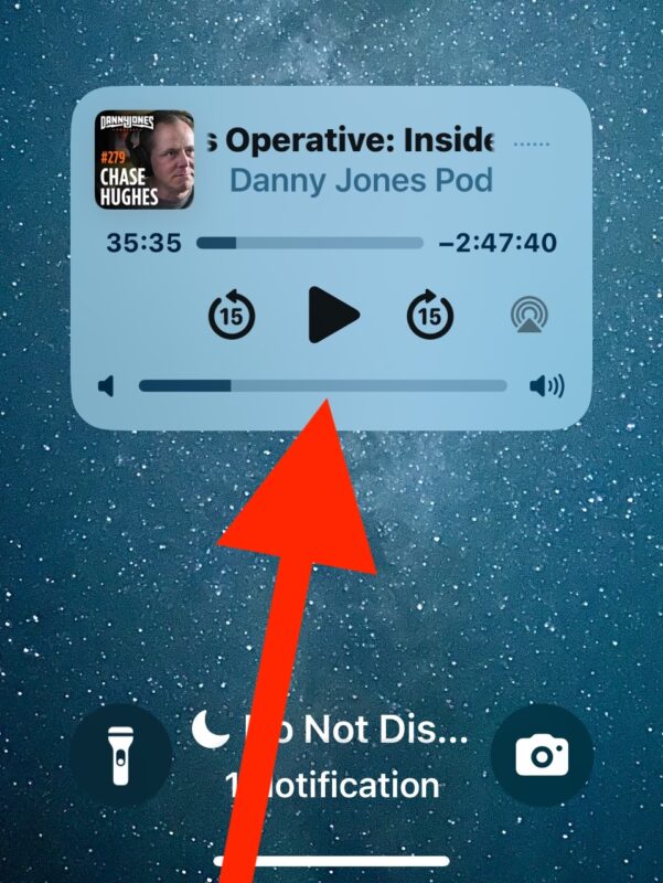 Как вернуть ползунок громкости на заблокированном экране iPhone
