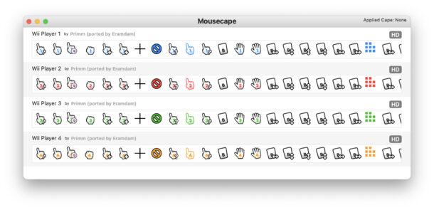 Как настроить курсор мыши на Mac с помощью Mousescape