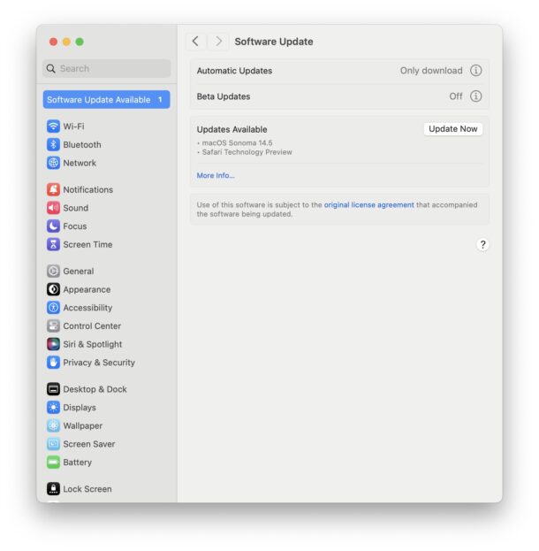 Вышло обновление macOS Sonoma 14.5 с исправлениями безопасности