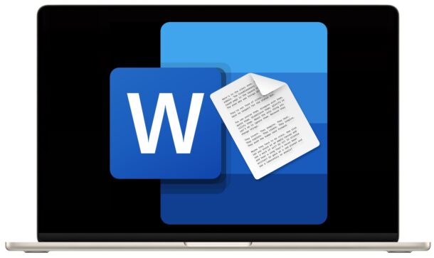 Как восстановить несохраненные документы Word на Mac с помощью AutoRecovery
