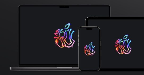 Новые обои от Apple в честь открытия магазина в Корее: ярко и необычно