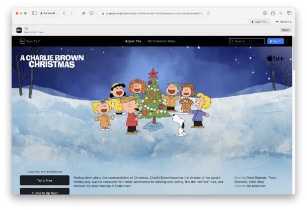 Как посмотреть «Рождественскую историю Чарли Брауна» бесплатно с Apple TV+