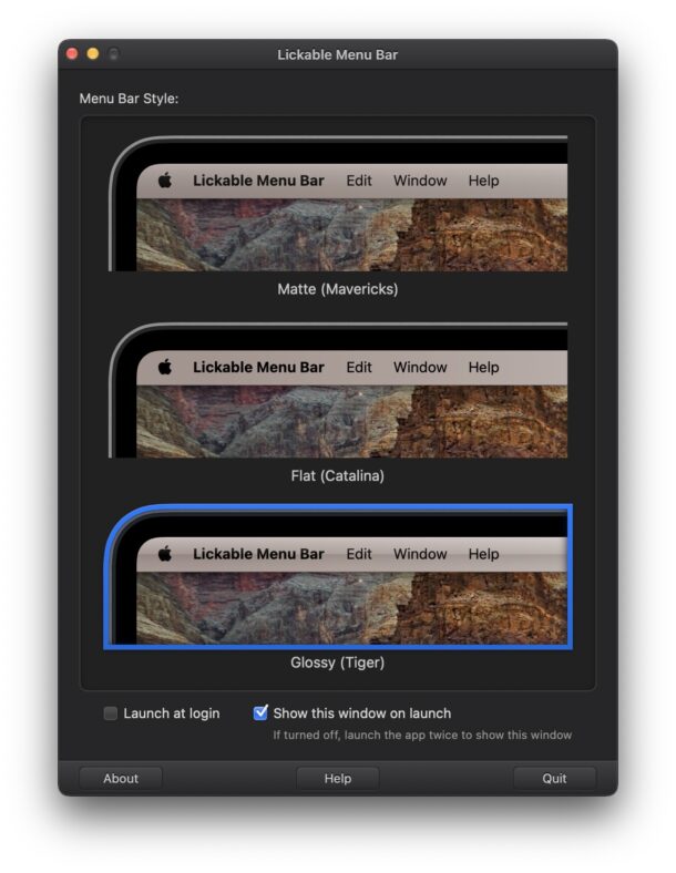 Возвращаем объёмное меню из классической Mac OS с Lickable