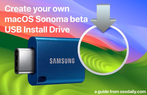 Как сделать загрузочную флешку с macOS Sonoma Beta