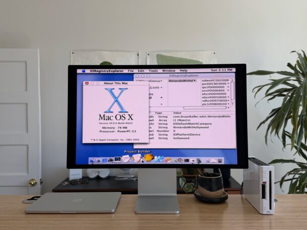 Забавный эксперимент: запускаем Mac OS X 10.0 на Nintendo Wii