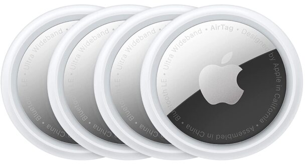 Скидки: 4 штуки AirTags 2 за $89