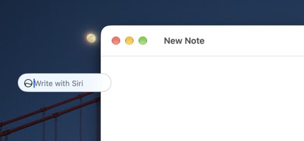 Как отключить плавающую кнопку «Write with Siri» в MacOS 27 Golden Gate